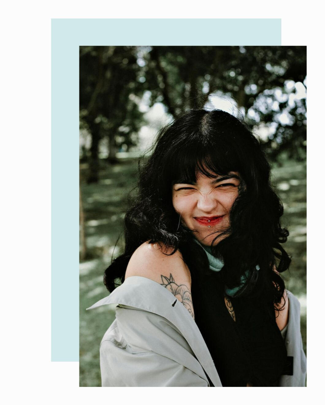 girl smiling at camera